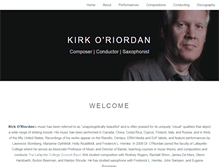 Tablet Screenshot of kirkoriordan.com